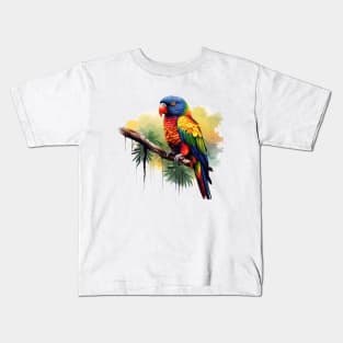 Rainbow Lorikeet Kids T-Shirt